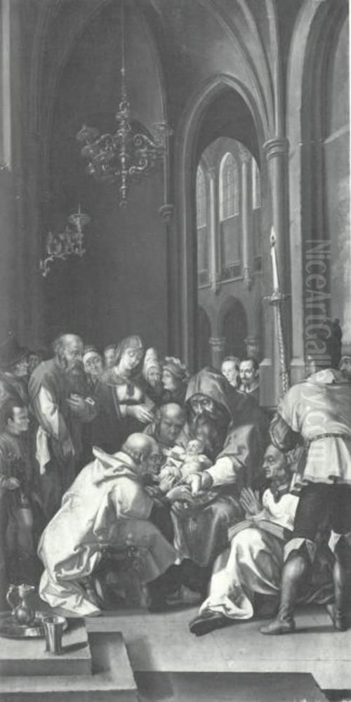 Omskarelsen Oil Painting by Goltzius Hendrick