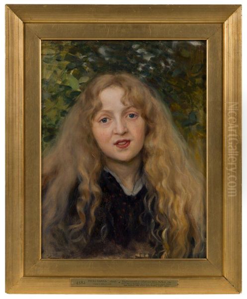 Konstnarinnan Marta Rudbeck Oil Painting by Hanna Hirsch-Pauli