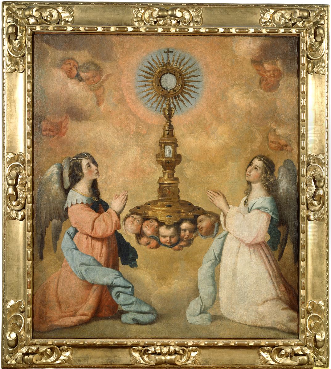 Det heliga sakramentet Oil Painting by Francisco De Zurbaran