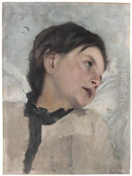 Study for The Convalescent Oil Painting by Jenny Nystrom