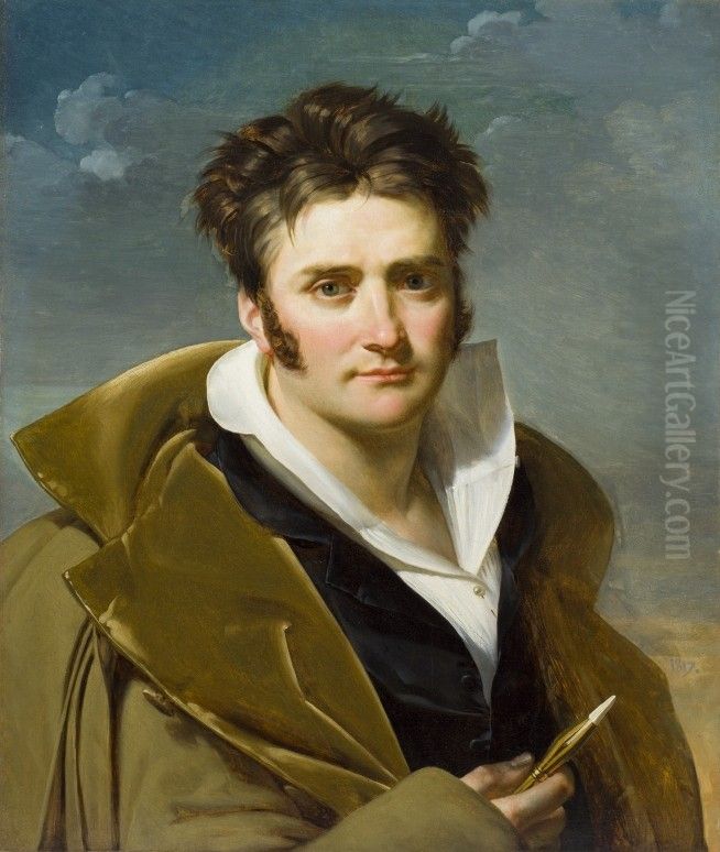 Self-portrait Oil Painting by Merry-Joseph Blondel