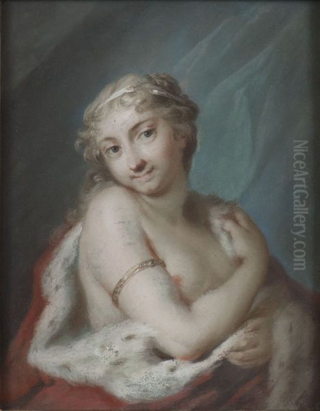 Vintern Oil Painting by Rosalba Carriera