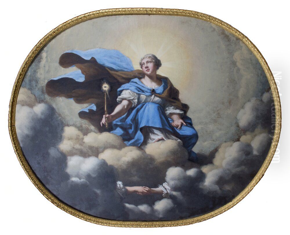 Allegori over Konung Karl X Gustafs formalning Oil Painting by David Klocker Ehrenstrahl