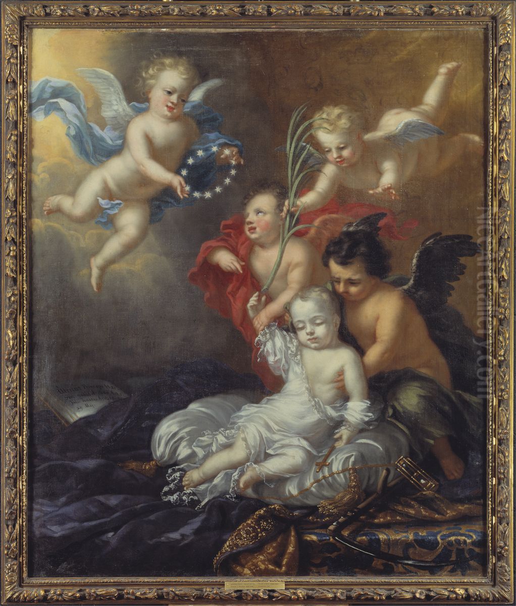 Ulrik, 1684-1685, prins av Sverige Oil Painting by David Klocker Ehrenstrahl