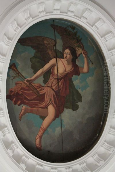 La Renommee Oil Painting by Gabriel Fayet