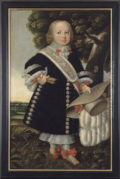 Carl Gustaf Goransson Ulfsparre som levande Oil Painting by Johann Weidner