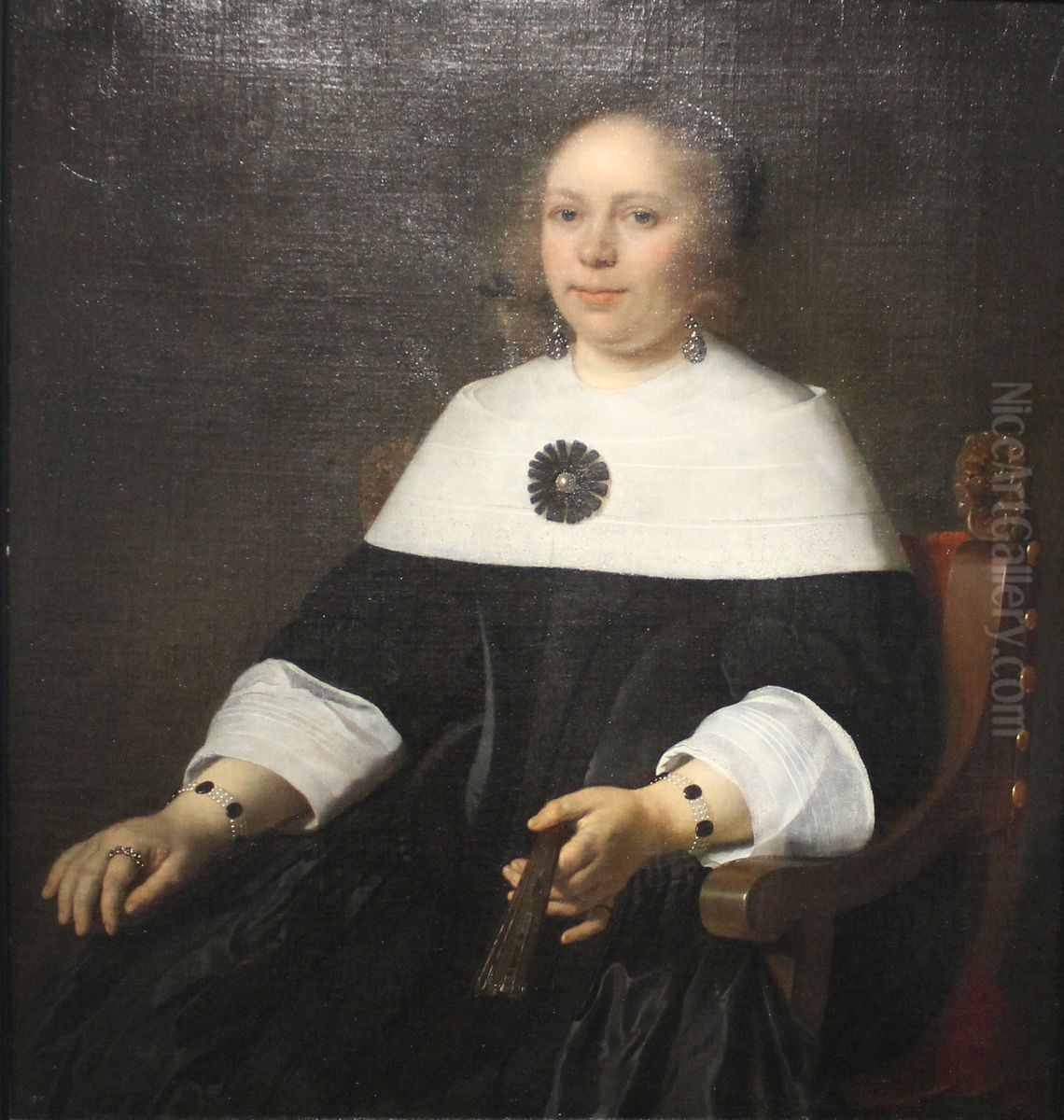 Portrait de femme Oil Painting by Bartholomeus Van Der Helst
