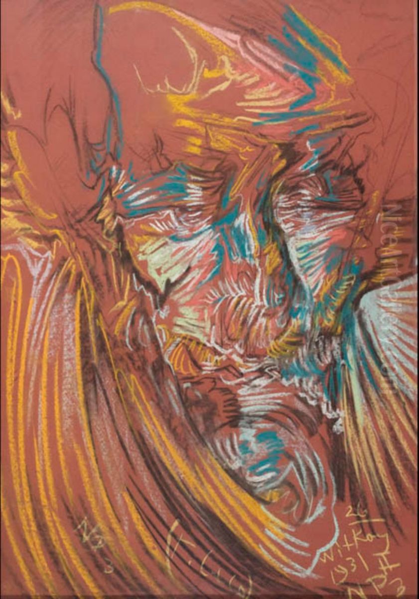 Portrait of Artur Schroeder Oil Painting by Stanislaw Ignacy Witkiewicz (Witkacy)