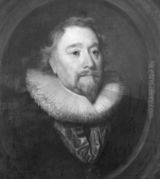 Portrait of Richard Weston, First Earl of Portland Oil Painting by Anthony Van Dyck