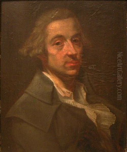 Self-portrait Oil Painting by Quirinus van Amelsfoort