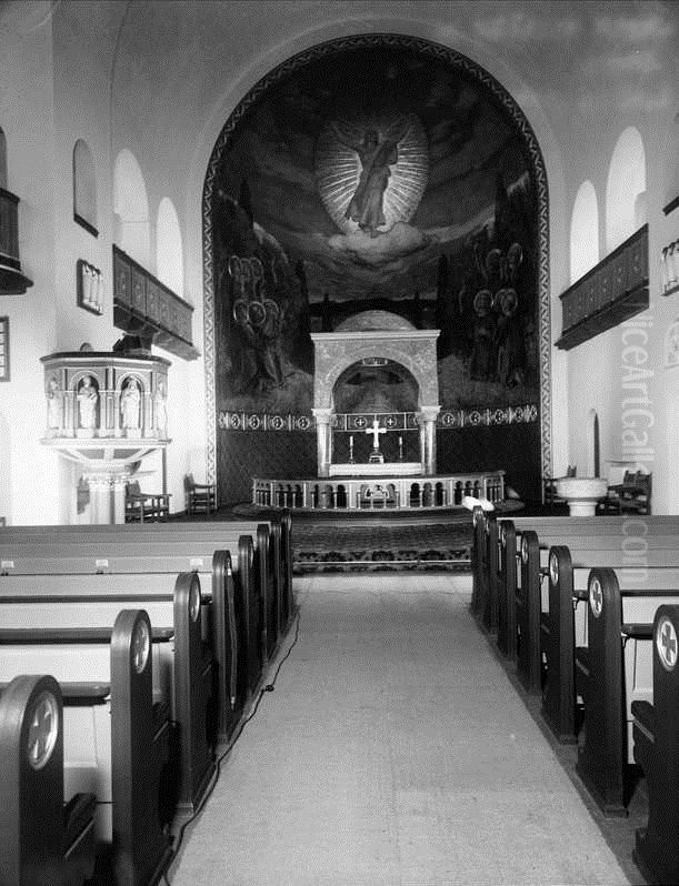 Ascension of Jesus Oil Painting by Eilif Peterssen