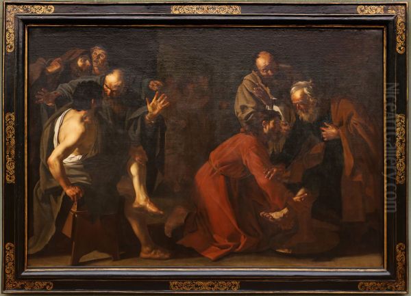1-20) Oil Painting by Dirck Van Baburen