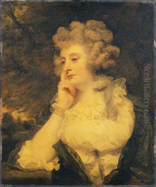 Mrs Jane Braddyll Oil Painting by Joshua Reynolds