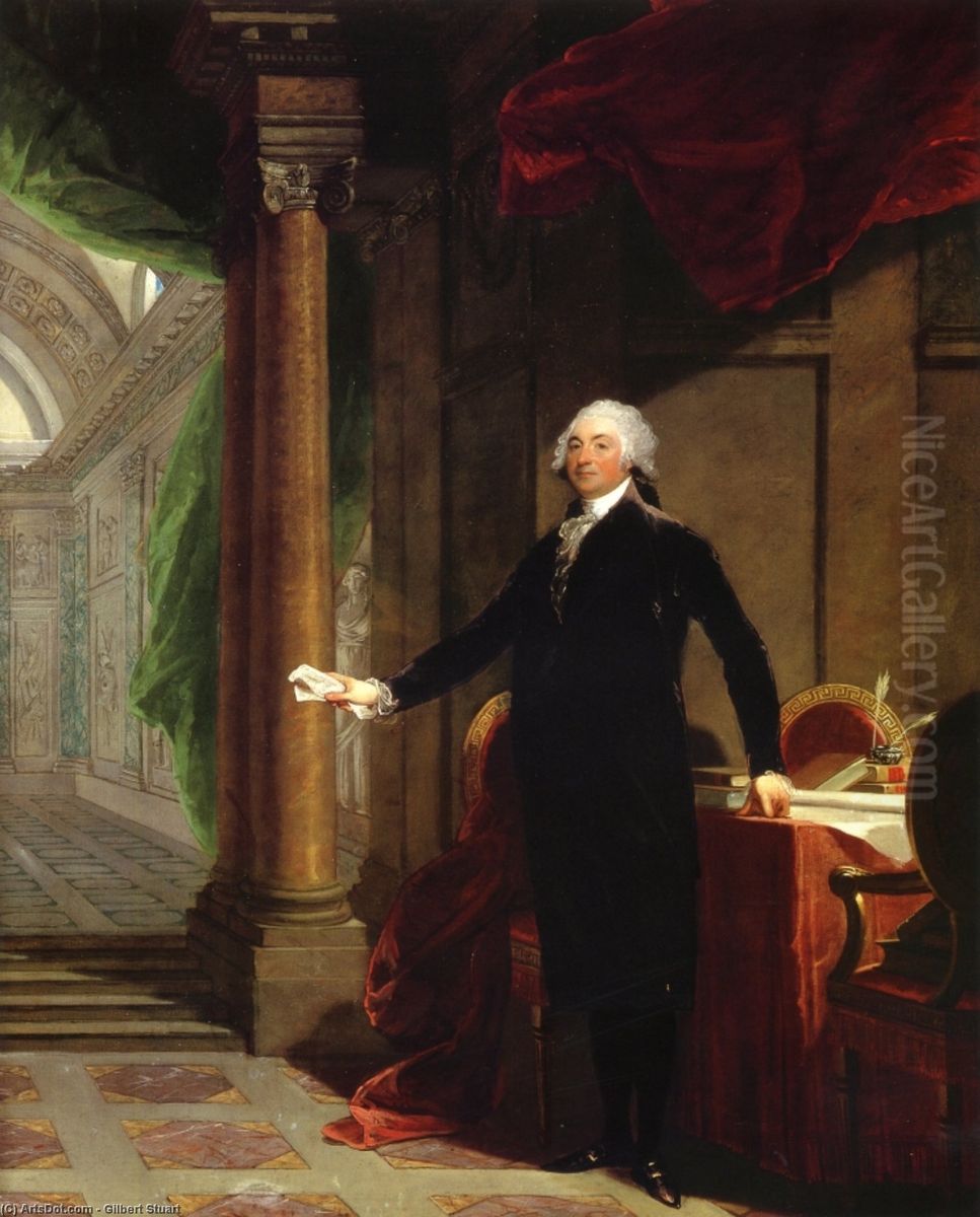 Portrait of William Bingham Oil Painting by Gilbert Stuart
