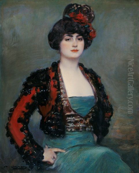 Julia Oil Painting by Ramon Casas