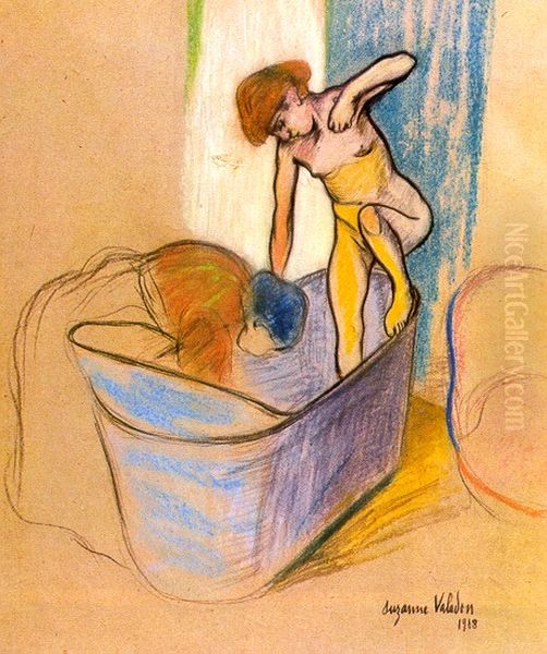 La Toilette Oil Painting by Suzanne Valadon