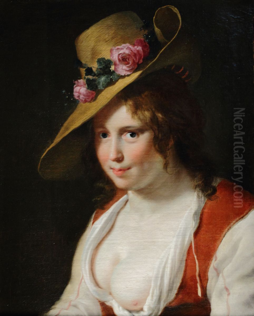 Jeune bergere Oil Painting by Paulus Moreelse