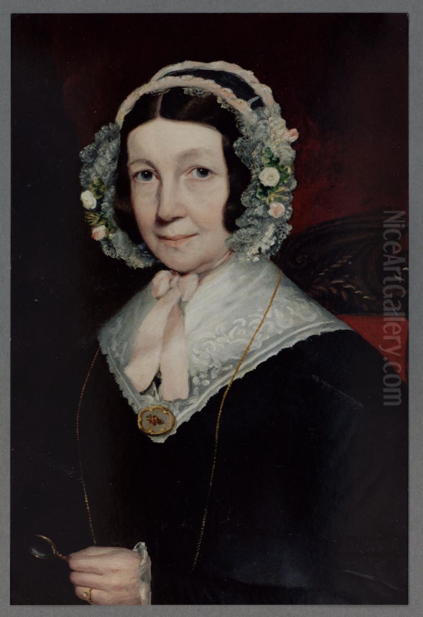 Mrs. Ann Williams, Ty Newydd Oil Painting by Hugh Hughes