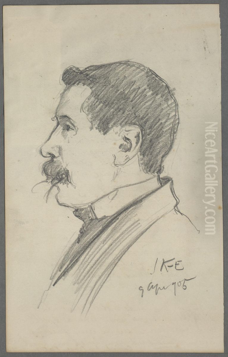 William Owen Jones Oil Painting by John Kelt Edwards