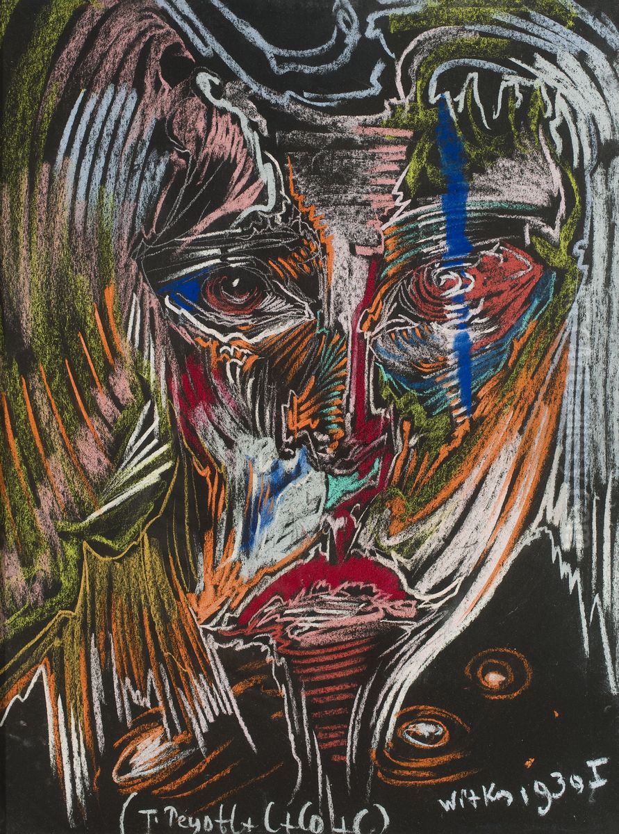 Portret Edwardy Szmuglarowskiej Oil Painting by Stanislaw Ignacy Witkiewicz (Witkacy)