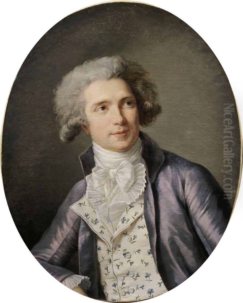 Francois-Guillaume Menageot (1744-1816) Oil Painting by Marie-Victoire Lemoine