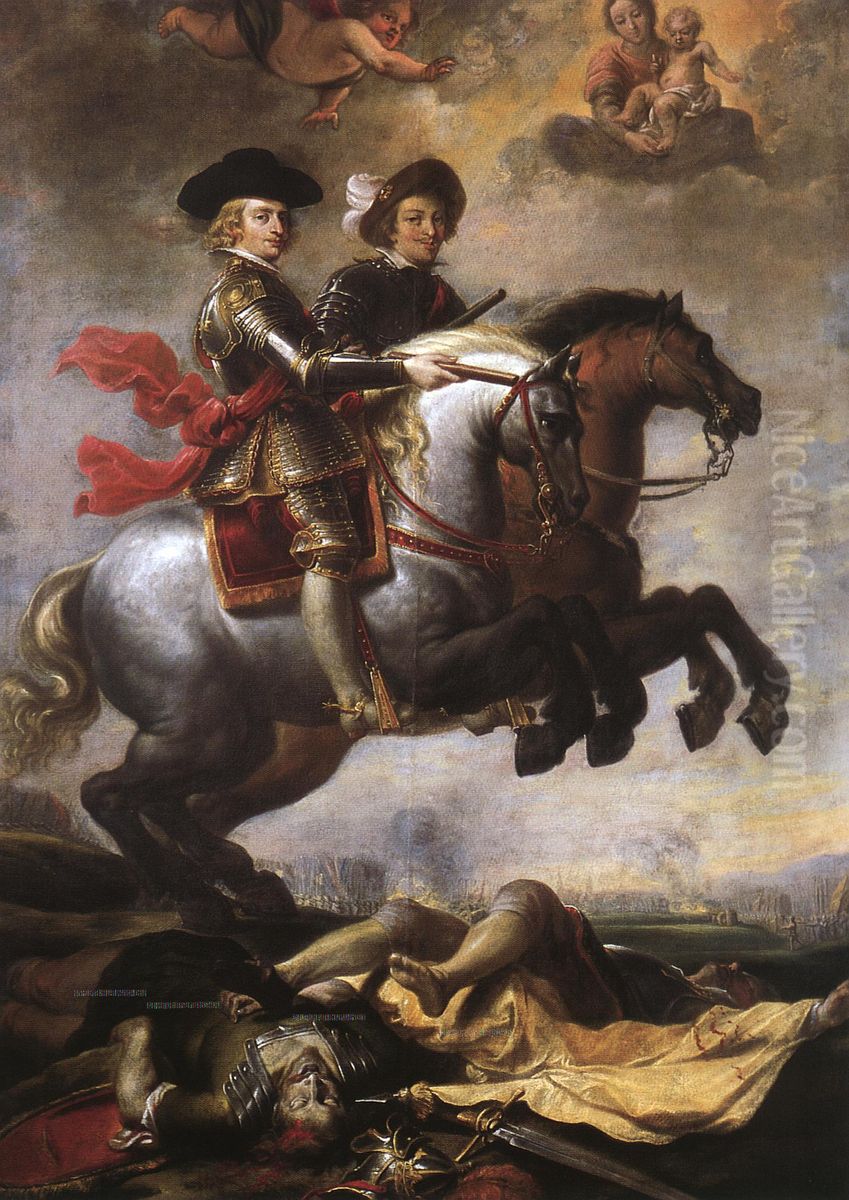 The Victory of Nordlingen Oil Painting by Cornelis Schut