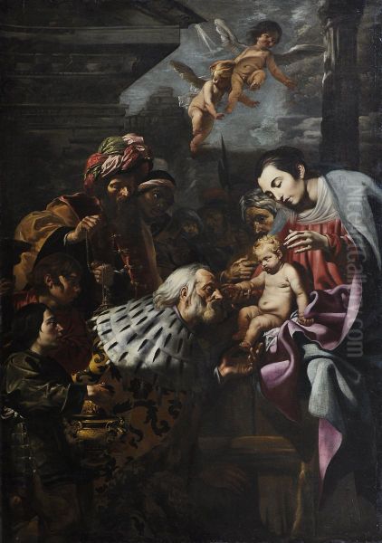 The Adoration of the Magi Oil Painting by Cornelis Schut