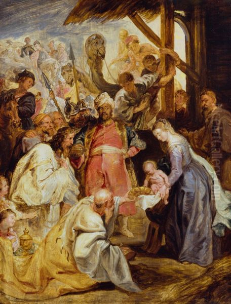 Adoration of the Magi Oil Painting by Peter Paul Rubens
