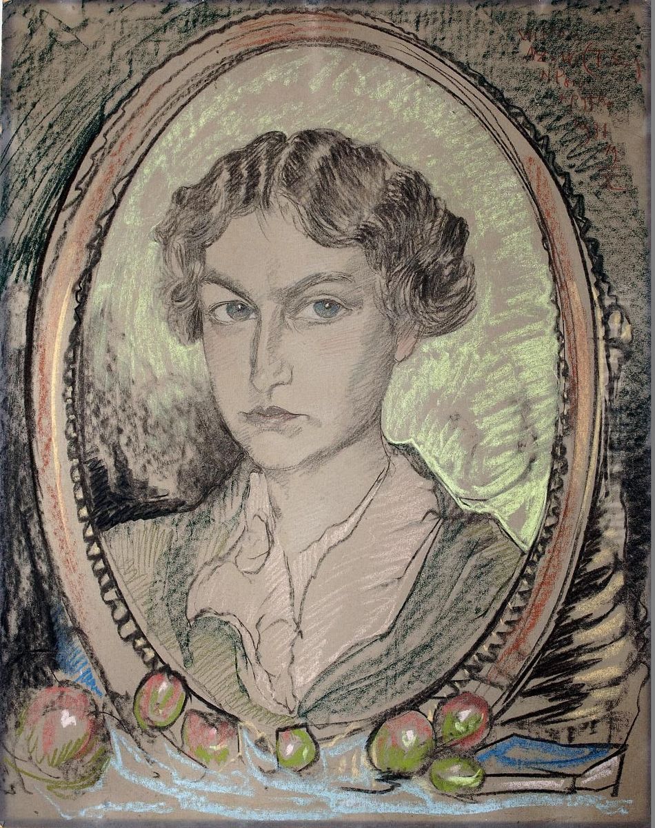 Portrait of Helena Stachurska Oil Painting by Stanislaw Ignacy Witkiewicz (Witkacy)