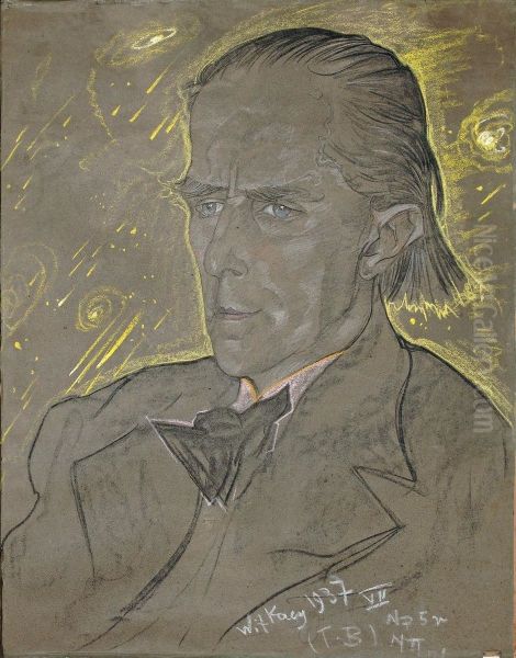 Portret Jerzego Gawlinskiego Oil Painting by Stanislaw Ignacy Witkiewicz