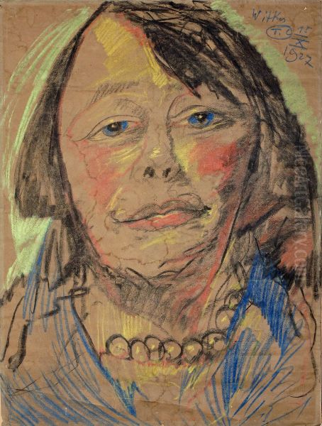Portret Marii Fedorowicz Oil Painting by Stanislaw Ignacy Witkiewicz (Witkacy)