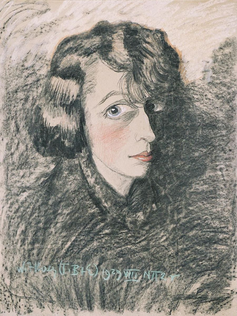 Portret Neny Stachurskiej Oil Painting by Stanislaw Ignacy Witkiewicz (Witkacy)