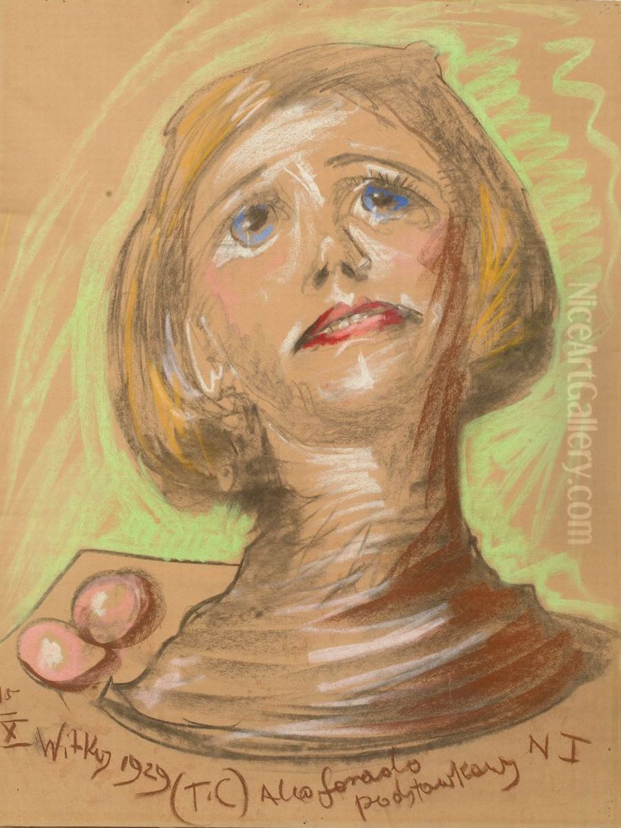 Portret Zofii Fedorowicz Oil Painting by Stanislaw Ignacy Witkiewicz (Witkacy)