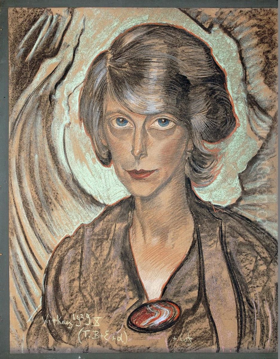 Potret Janiny Szokalskiej Oil Painting by Stanislaw Ignacy Witkiewicz (Witkacy)