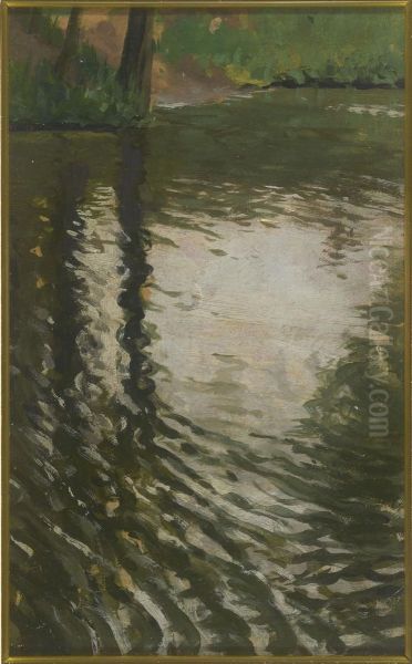 Studium wody Oil Painting by Stanislaw Ignacy Witkiewicz (Witkacy)
