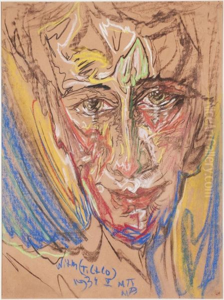Portrait of Dr. Jan Wladyslaw Pakowski Oil Painting by Stanislaw Ignacy Witkiewicz (Witkacy)