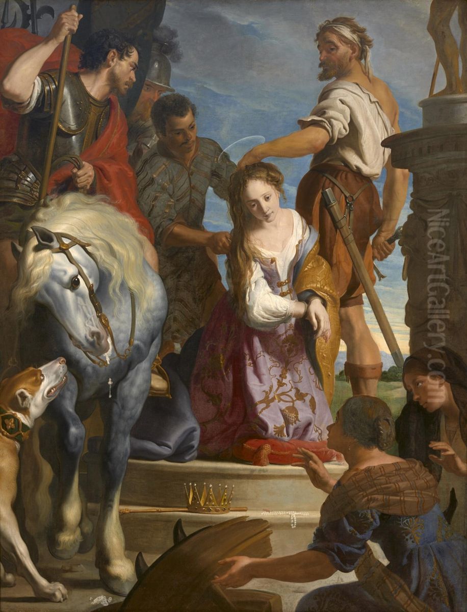 Martyrdom of Saint Catherine Oil Painting by Gaspar De Crayer