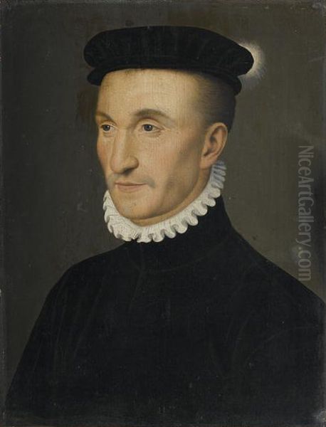Portrait of Henri d'Albret, king of Navarre (1503-1555) Oil Painting by Francois Clouet