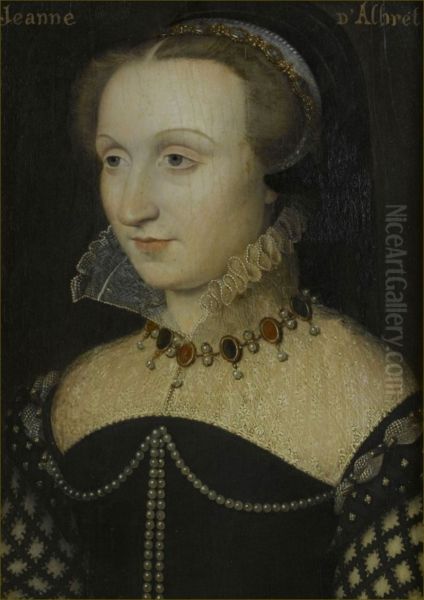 Portrait of an unknown woman Oil Painting by Francois Clouet