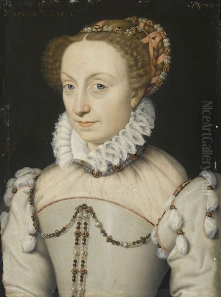 Portrait of an unknown woman Oil Painting by Francois Clouet