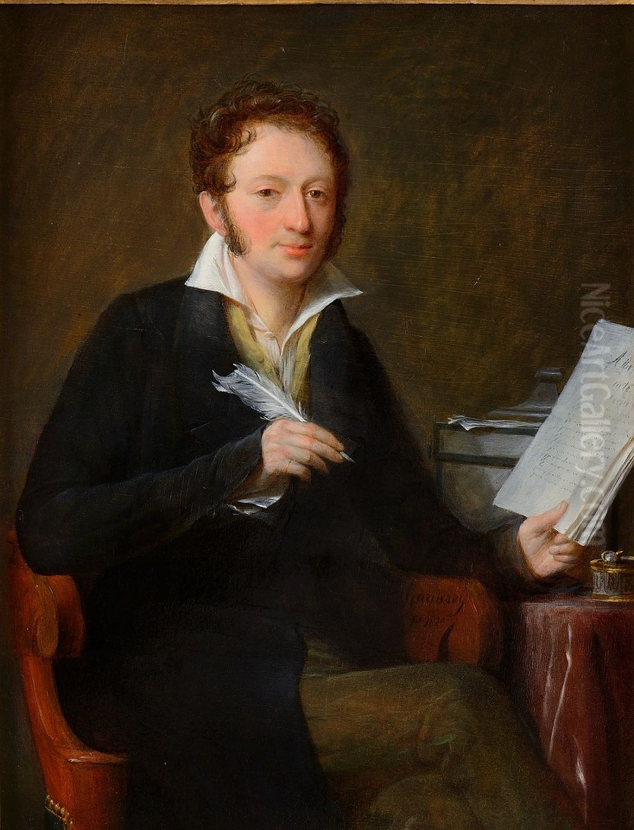 Portrait of Hippolyte Bis Oil Painting by Jean-Francois Garneray