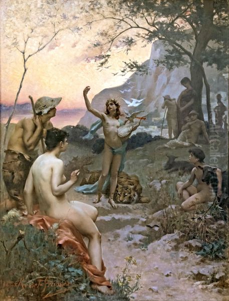 Orphee Oil Painting by Edouard Rosset-Granger