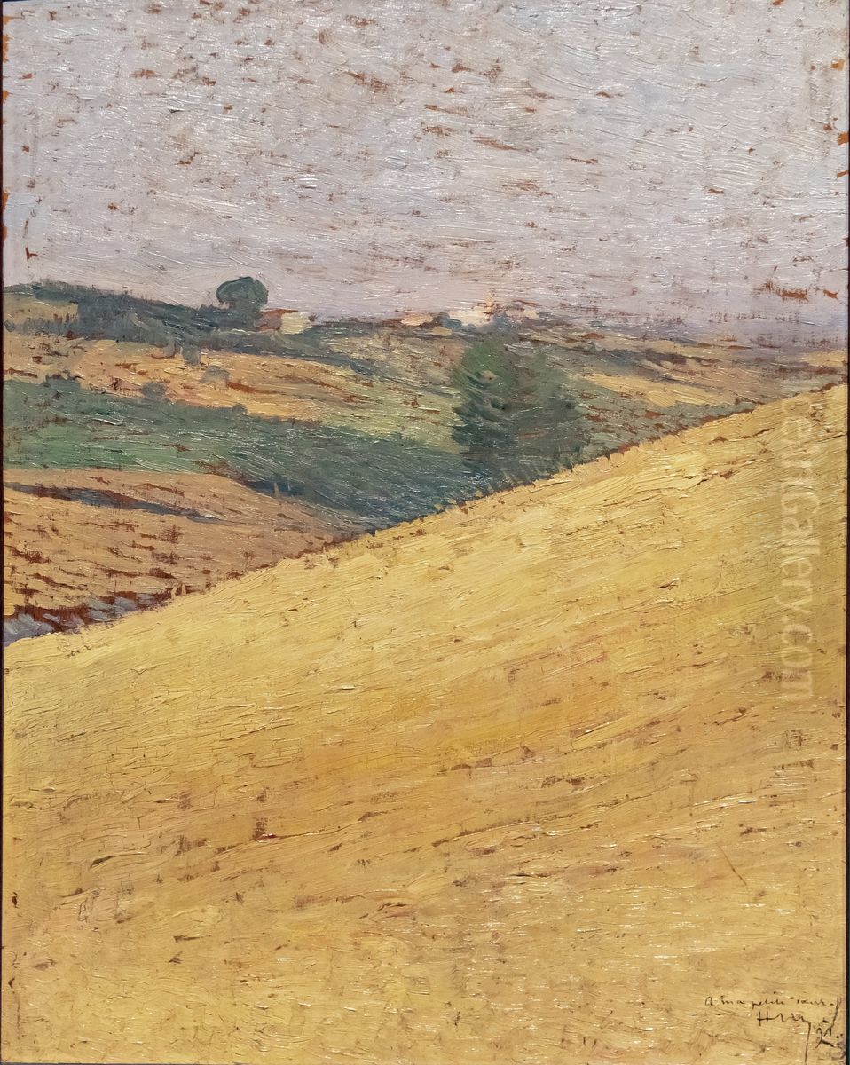 Paysage du Lauragais Oil Painting by Henri-Jean Guillaume Martin