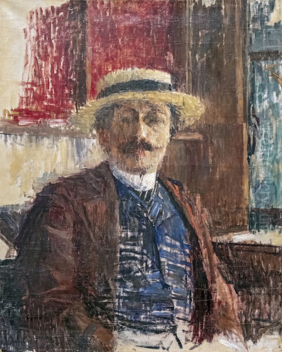 Portrait d'Albert Sarraut Oil Painting by Henri-Jean Guillaume Martin