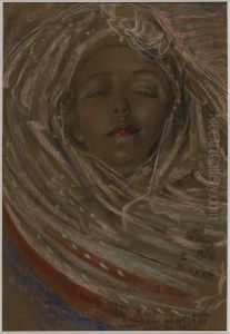 Asymmetric Lady - Portrait of Eugenia Wyszomirska-Kuznicka - Return from the ball
