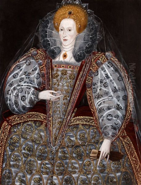 Portrait of Elizabeth I (1533-1603) Oil Painting by Philip Mould & Company