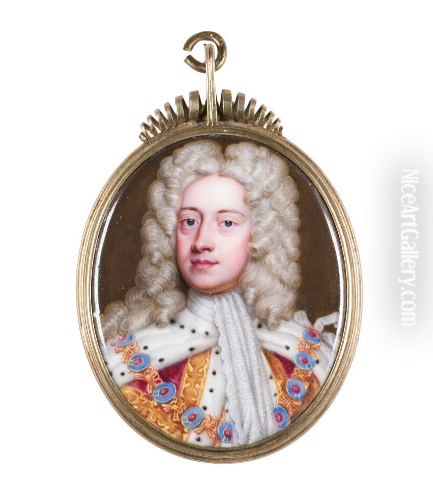 Georg II, King of England and Scotland Oil Painting by Christian Friedrich Zincke