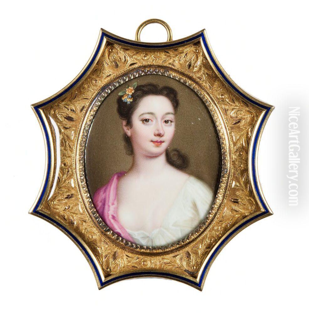 Unknown woman, called Lady Ashley Oil Painting by Christian Friedrich Zincke