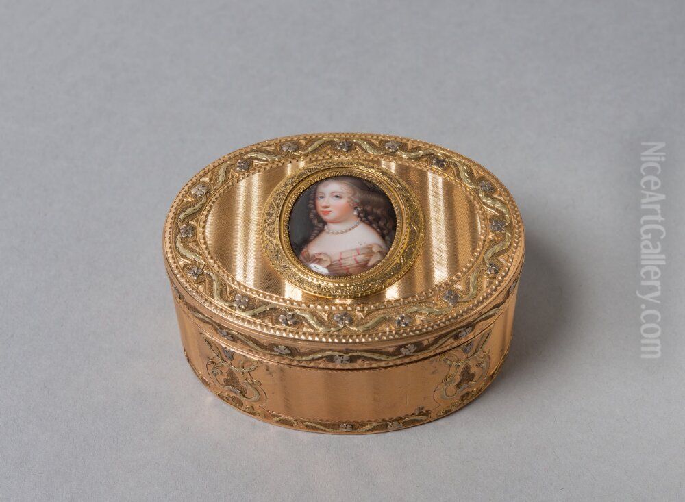 Okand dam Oil Painting by Jean Petitot