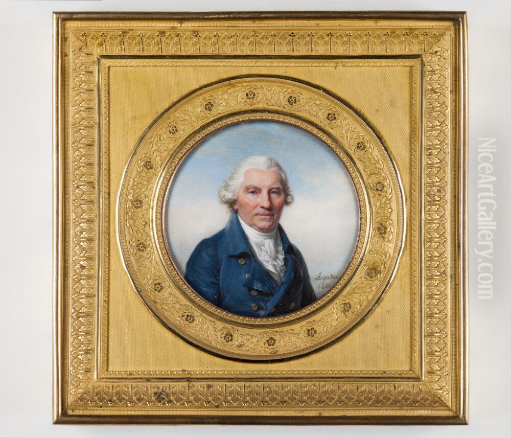 Germain du Cruet, Sr de Barailhon Oil Painting by Jean-Baptiste Jacques Augustin